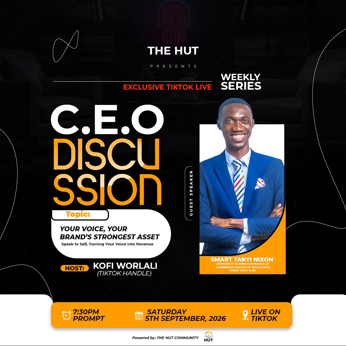 CEO DISCUSSION with Smart Takyi Nixon